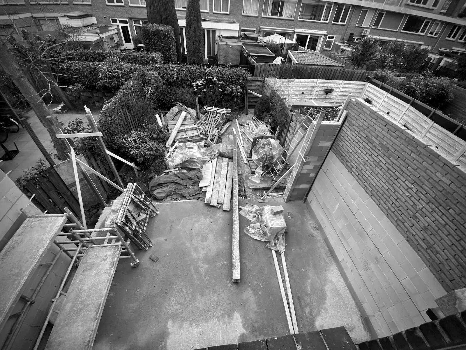 Home renovation in progress